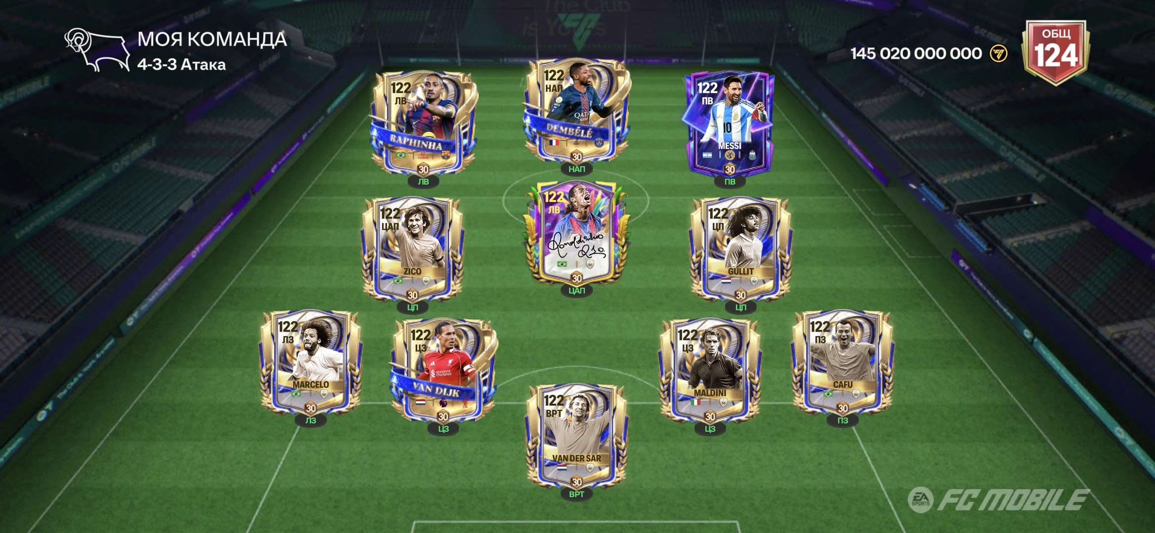 продажа аккаунта к игре FIFA Mobile